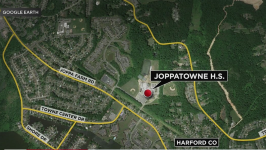 google-earth-joppatowne-high-school